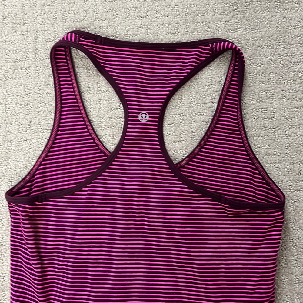 luluemon striped tank